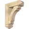 Ekena Millwork Merced Arts and Crafts Rough Sawn Bracket w/ Offset Brace, Douglas Fir, 6"W x 18"D x 22"H BKT0604X18X22MRC03RDF - alternate 1